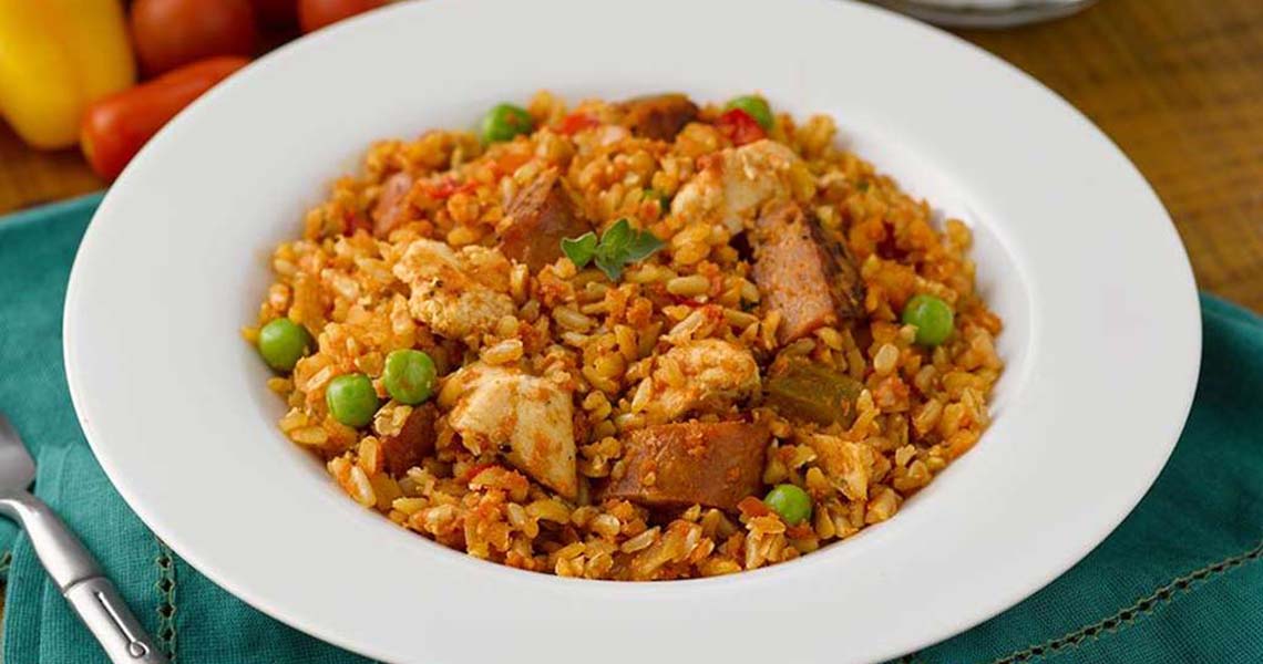 Chicken Paella with Andouille Sausage